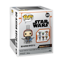 Load image into Gallery viewer, Star Wars: The Mandalorian Bo-Katan Kryze on the Throne Deluxe Funko Pop! Vinyl Figure #669