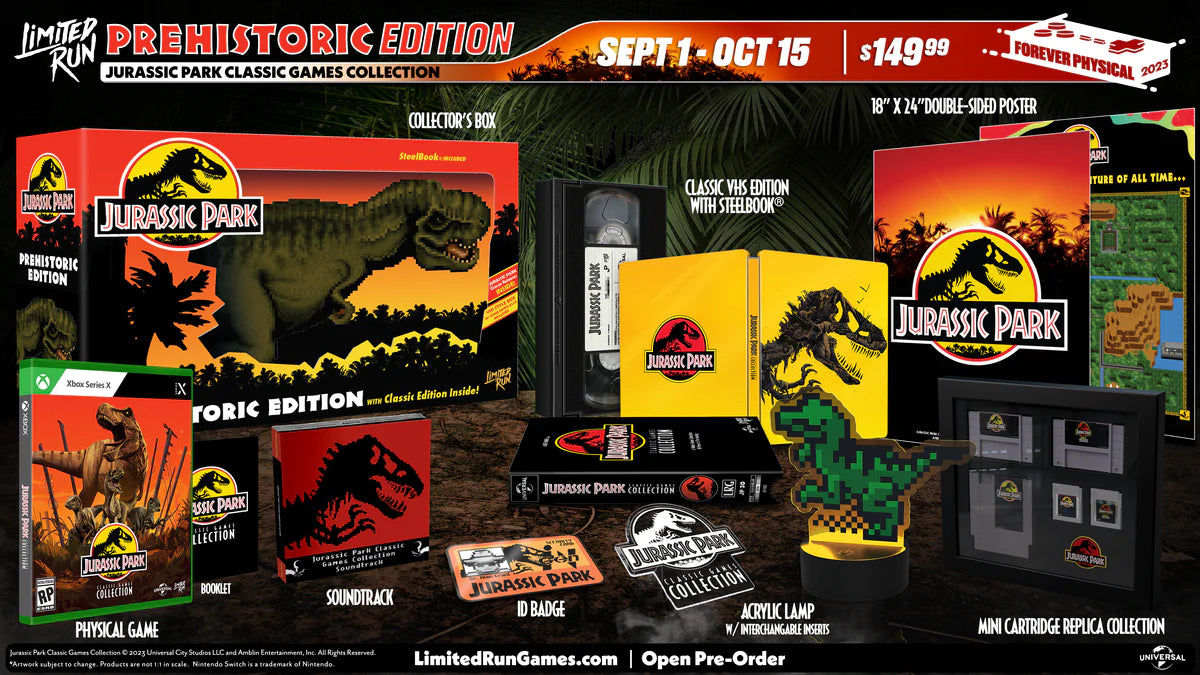 JURASSIC PARK: CLASSIC GAMES COLLECTION PREHISTORIC EDITION