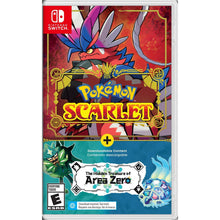 Load image into Gallery viewer, Pokemon Scarlet and The Hidden Treasure of Area Zero DLC Bundle - Nintendo Switch
