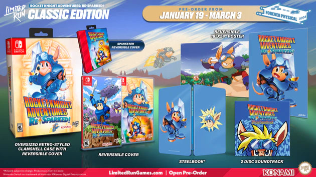 SWITCH LIMITED RUN #209: ROCKET KNIGHT ADVENTURES: RE
