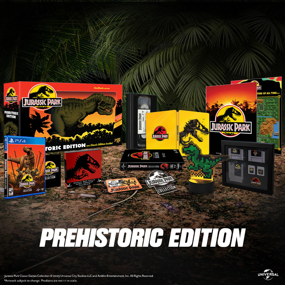 Trader Games - JURASSIC PARK: CLASSIC GAMES COLLECTION PS4 USA NEW Game In English Limited Run Games 0810105678154