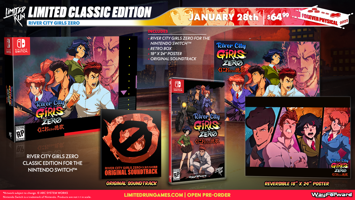 Switch Limited Run #139: River City Girls Zero Classic
