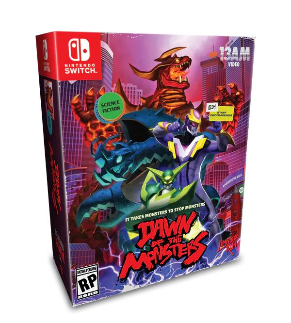 PS4 Dawn of The Monsters 北米コレクターズ版 新品未開封 SWITCH LIMITED RUN #136: DAWN OF THE MONSTERS COLLECTOR'S EDITION