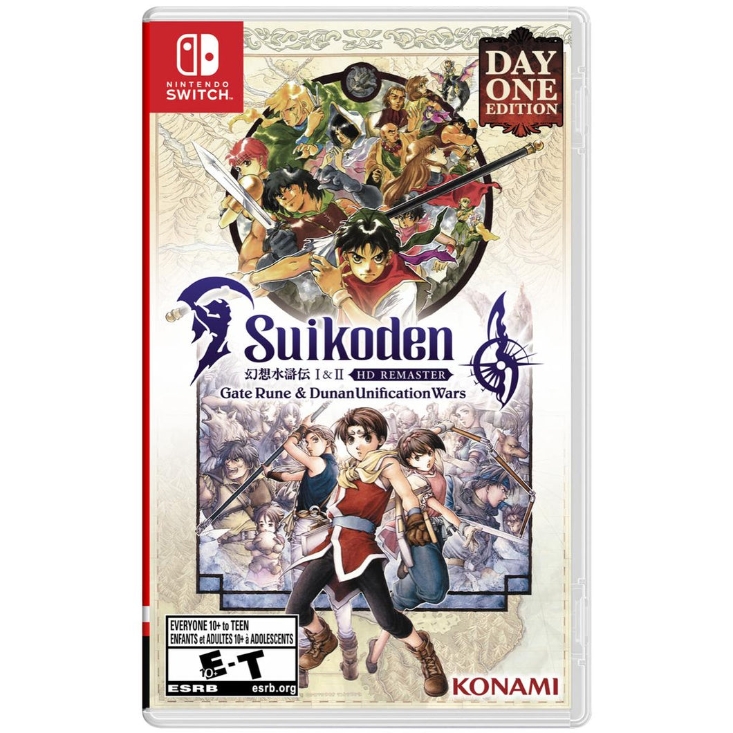 SUIKODEN I and II HD REMASTER - ( Switch, PS5, Xbox X)