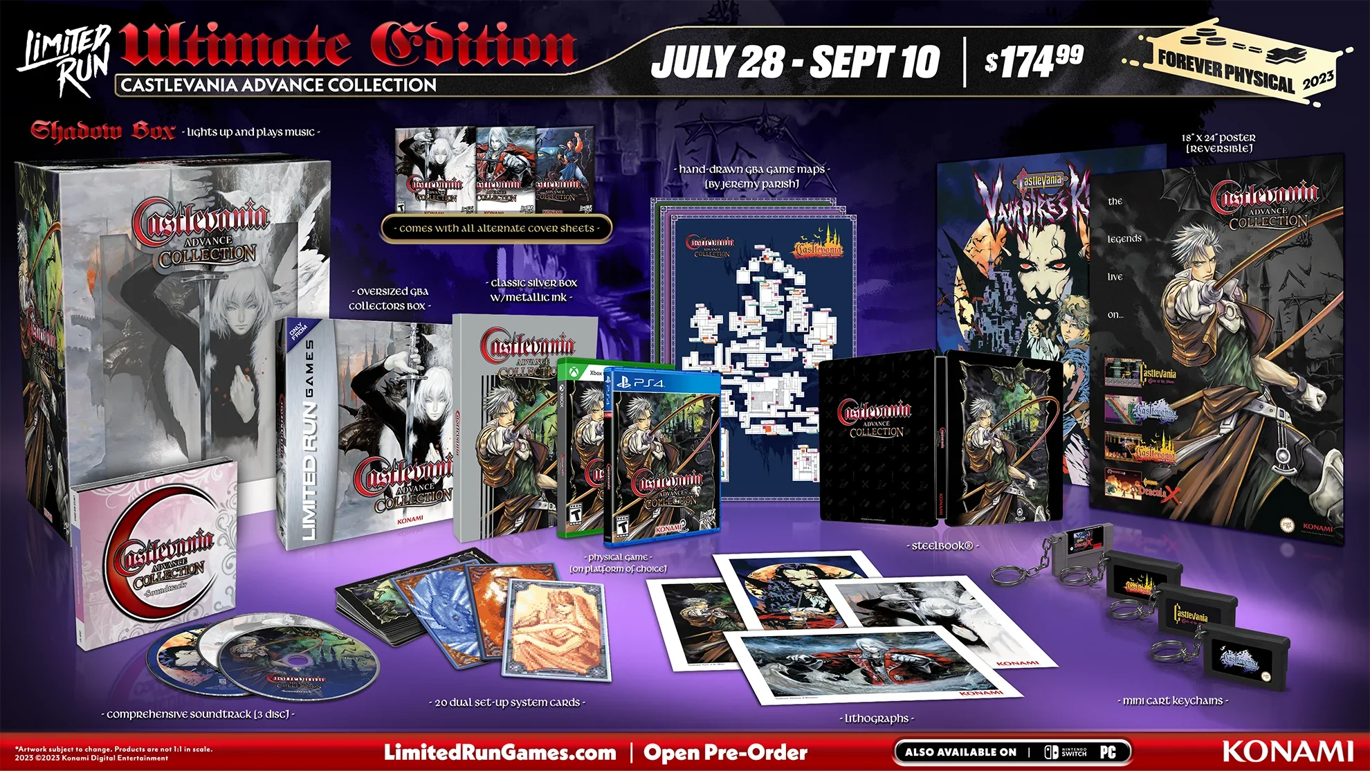 Trader Games - CASTLEVANIA ADVANCE COLLECTION PS4 USA NEW (DRACULA X COVER) (LIM Trader Games - CASTLEVANIA ADVANCE COLLECTION PS4 USA NEW (DRACULA X COVER) (LIM