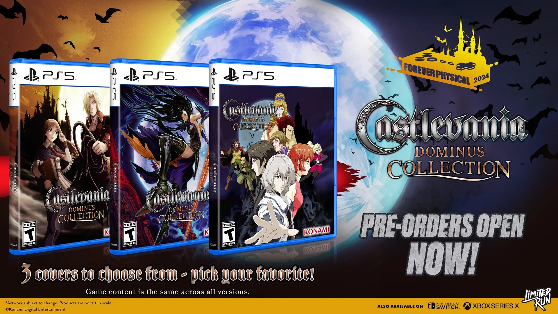 PS5 Limited Run #116: Castlevania Dominus Collection – Cybertron PS5 Limited Run #116: Castlevania Dominus Collection – Cybertron