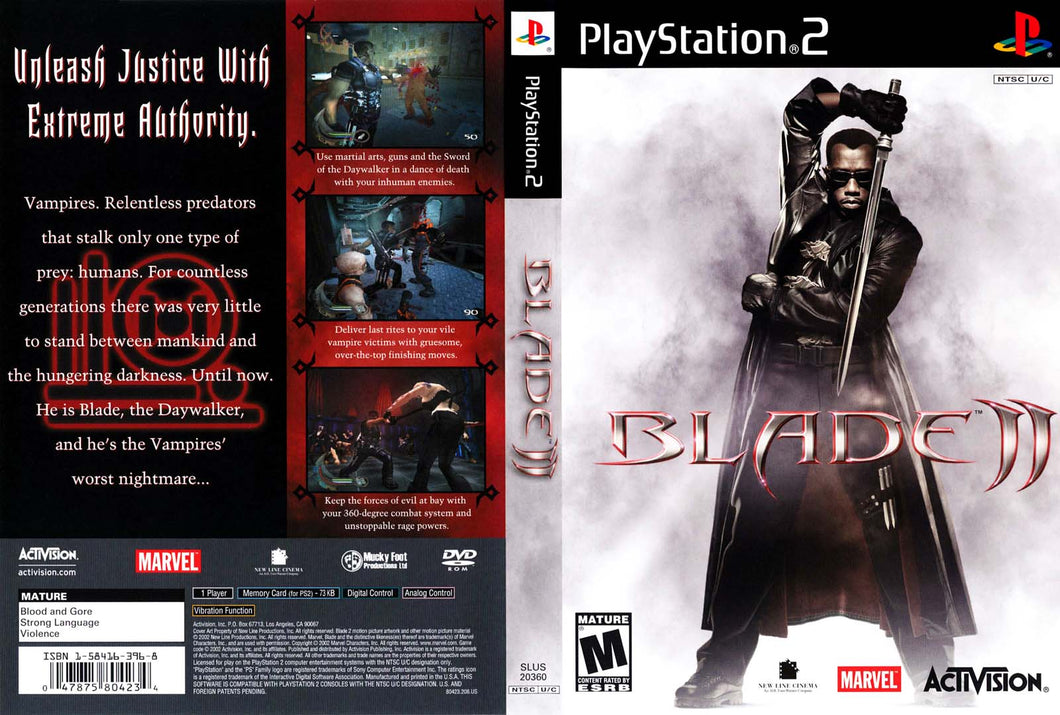 Blade II - PS2