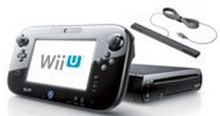 Load image into Gallery viewer, Wii U console Black 32 GB mario kart bundle (game not included)
