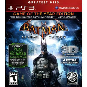 Batman Arkham Asylum GOTY - Playstation 3
