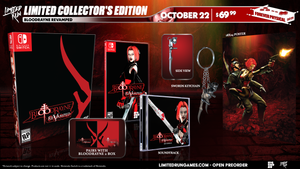 Limited Run: Bloodrayne: Revamped Collectors's Edition (Switch #126, PS4 #432, PS5 #015)