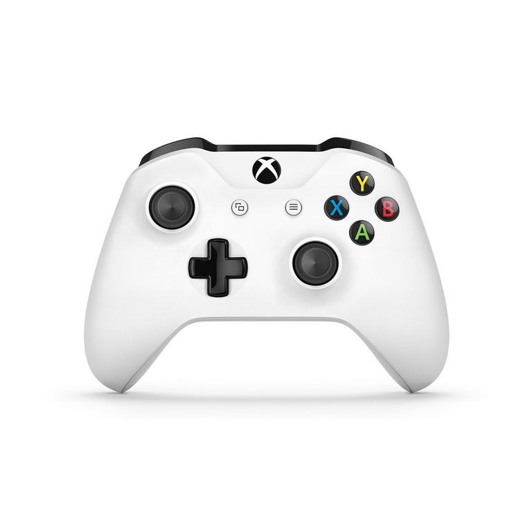 Microsoft Xbox One Black Wireless Controller For Xbox Series X/ Xbox Series S/ Xbox One/ Windows 10 PC (White)