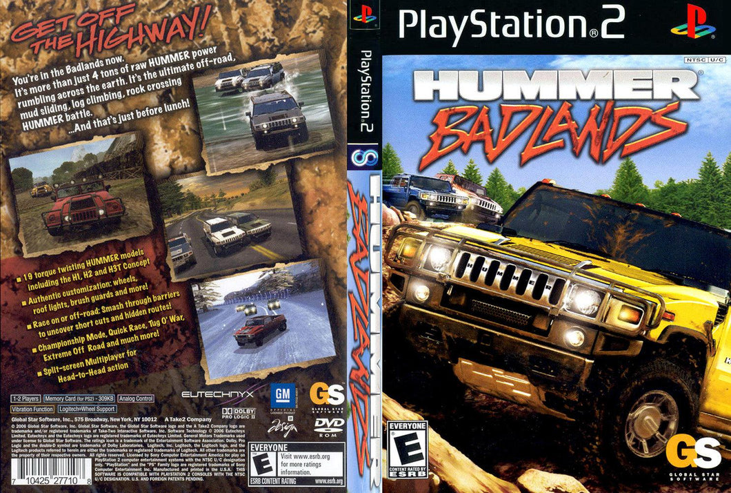 Hummer Badlands - PS2