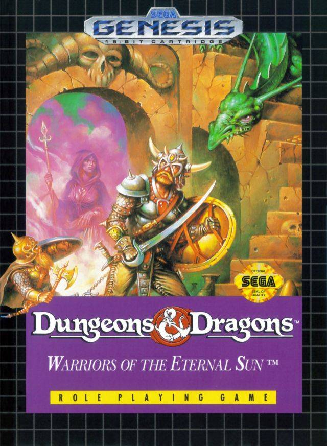 Dungeons & Dragons Warriors of the Eternal Sun - Sega Genesis