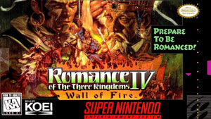 Romance of the Three Kingdoms IV Wall of Fire - SNES