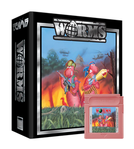 WORMS COLLECTOR'S EDITION (Gray or Peach)  - Gameboy