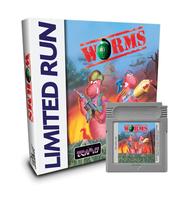 WORMS (Gray or Peach)  - Gameboy